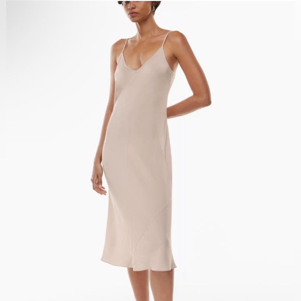 ARITZIA Wilfred Secret Midi Slip Dress like new